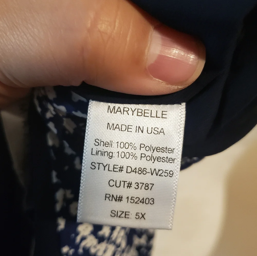 Marybelle Prairie Floral‎ Sleeveless Dress Size 5X